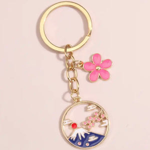 Fuji mountain keychain