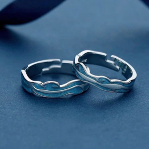 wave couple rings