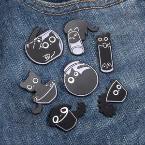 black cat pins