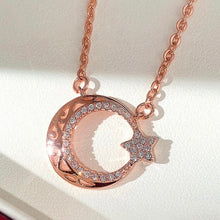 Load image into Gallery viewer, moon star necklace
