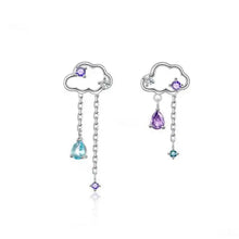 Load image into Gallery viewer, clouds earrings
