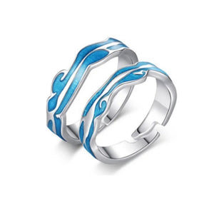 wave couple rings