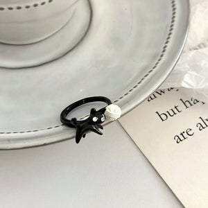 black cat ring