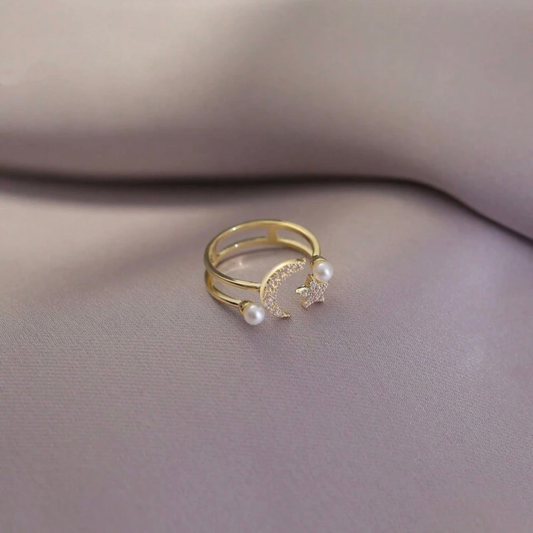 moon star ring