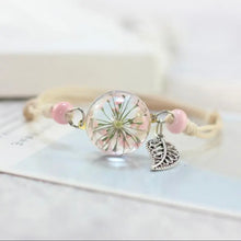 Load image into Gallery viewer, pink flower bracelet
