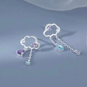 clouds earrings