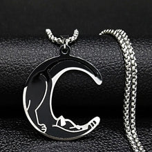 Load image into Gallery viewer, black cat necklace
