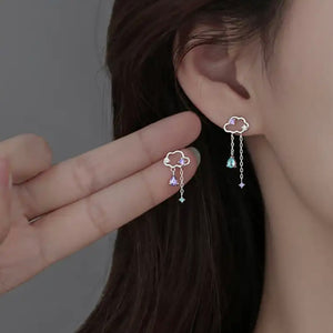 clouds earrings