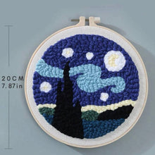 Load image into Gallery viewer, van gogh starry night embroidery
