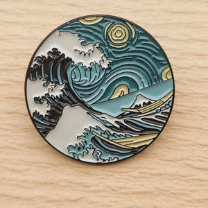 The Great Wave off Kanagawa pin