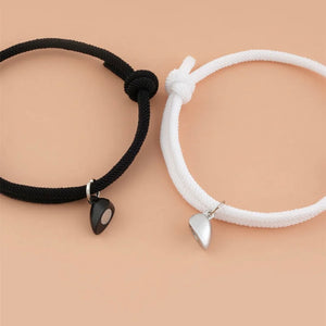 couples hearts bracelets