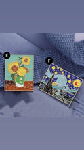 Load image into Gallery viewer, black cat and van gogh pins
