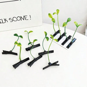 small plants 🌱 hair clip