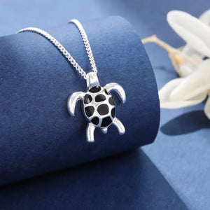 black turtle necklace