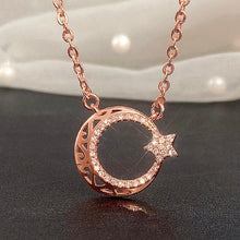 Load image into Gallery viewer, moon star necklace
