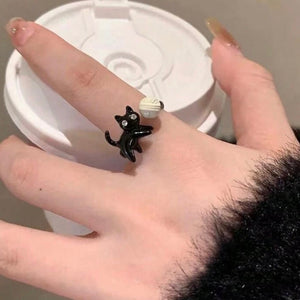 black cat ring