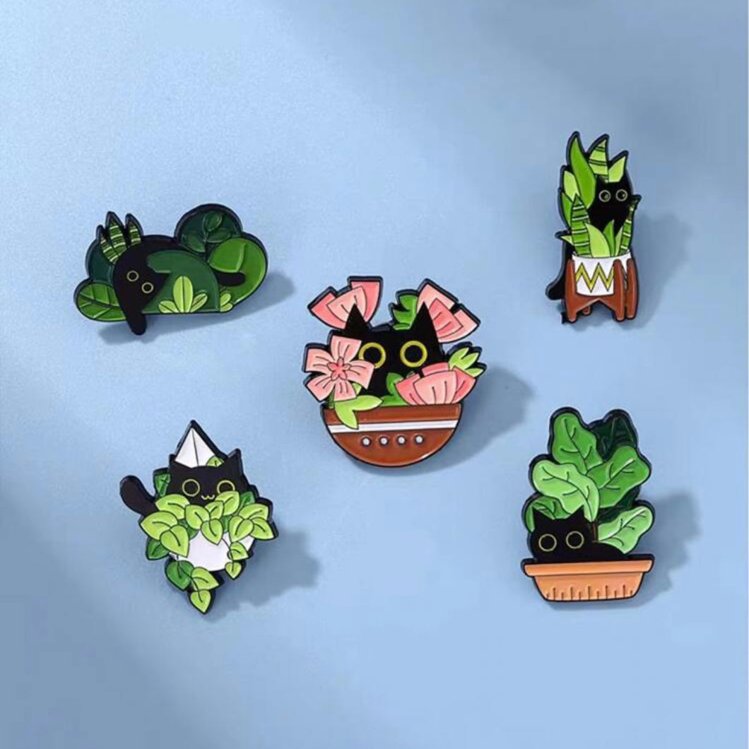 black cat pins