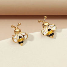 Load image into Gallery viewer, bee earrings
