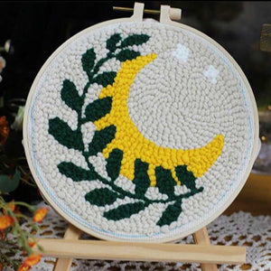 moon embroidery