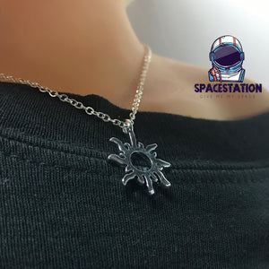 good vibe only sun necklace