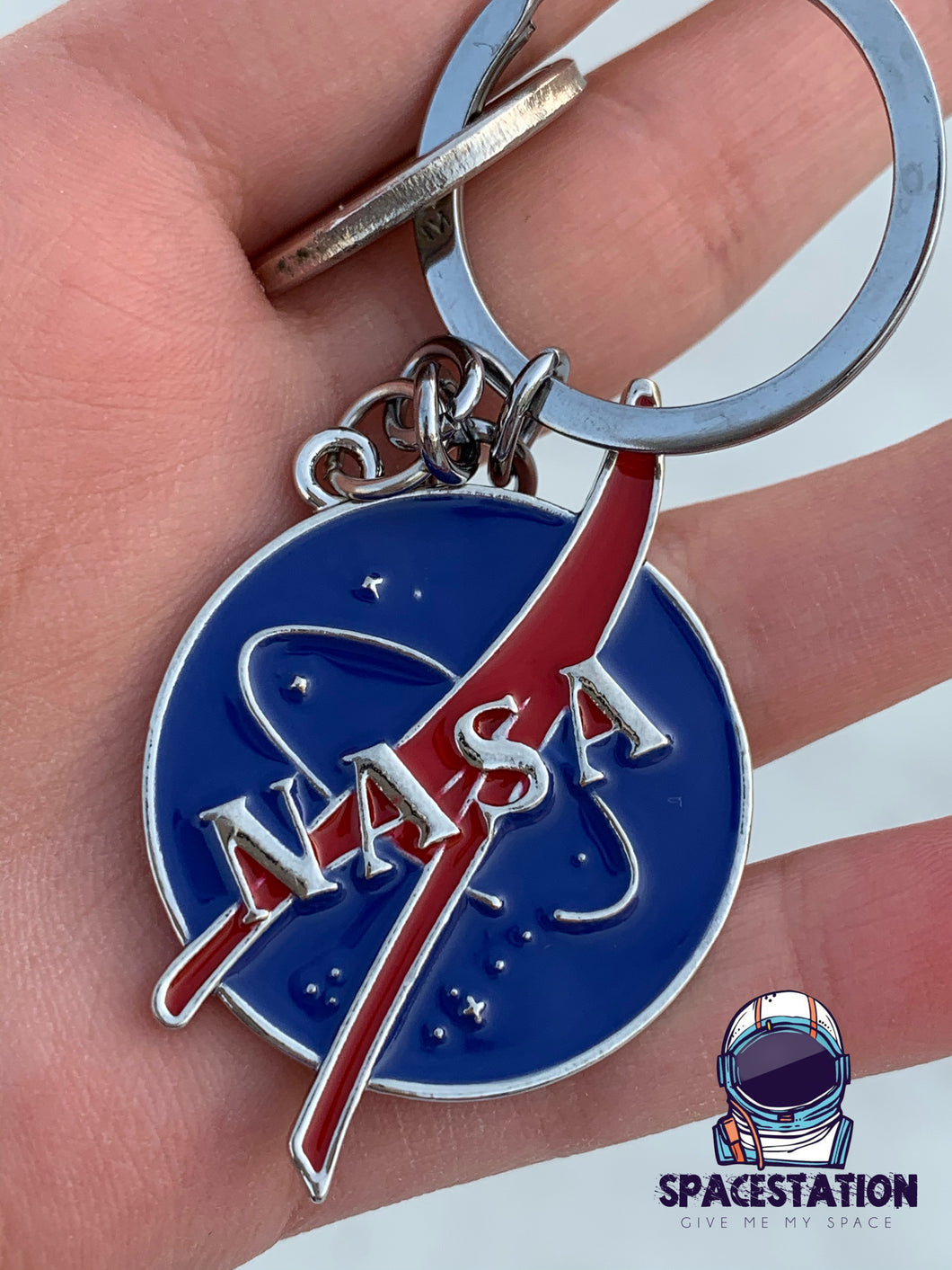 nasa metel key chain