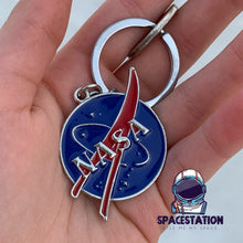 Load image into Gallery viewer, nasa metel key chain
