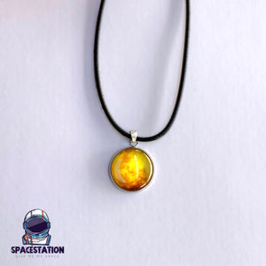 glow in the dark moon necklace