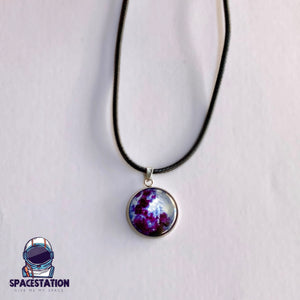 glow in the dark moon necklace