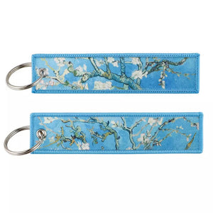 van gogh Embroidered Key Chain