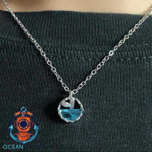 mermaid tail necklace